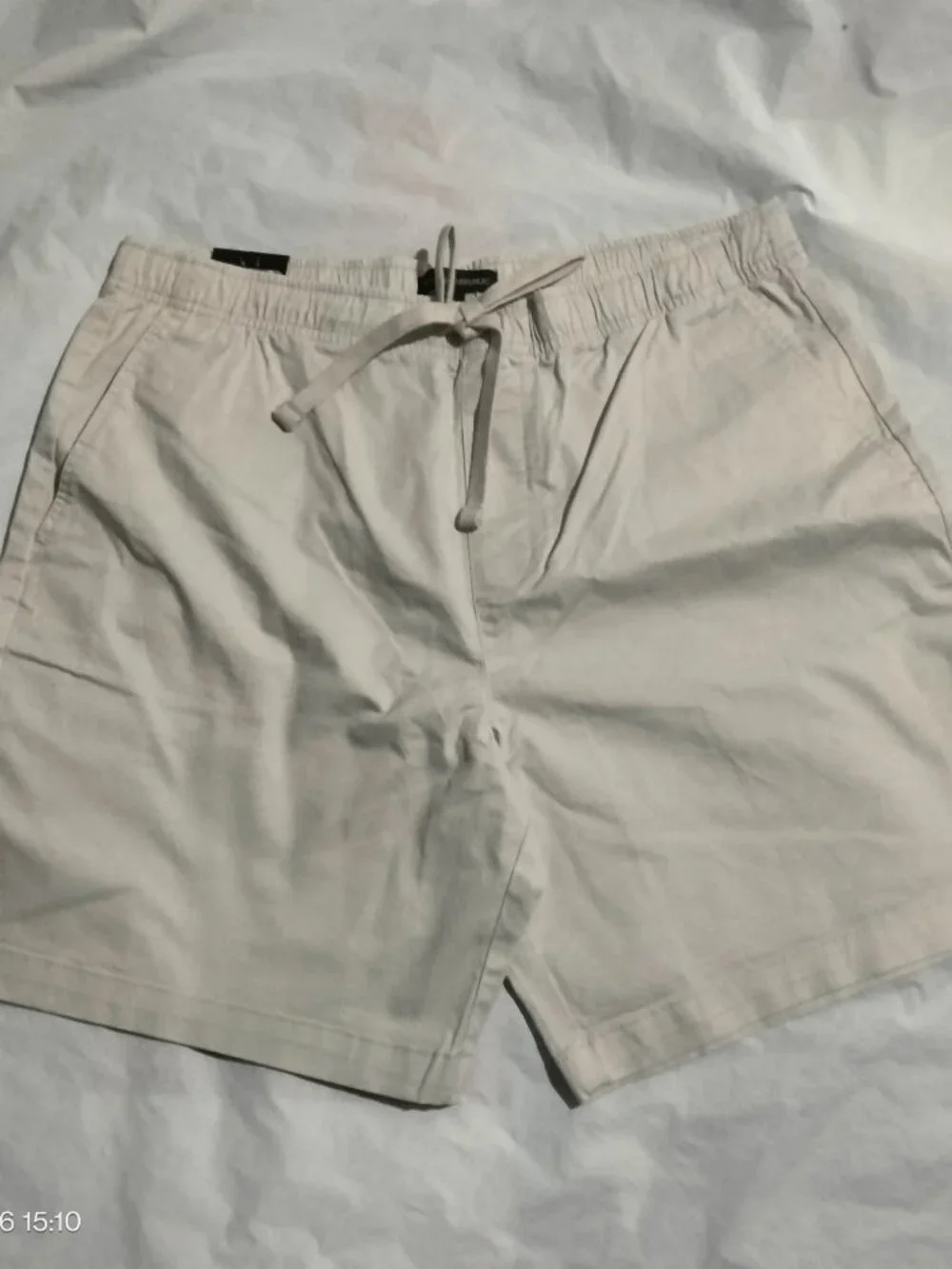 Banana Republic Pull On Shorts Mens Large Tan Casual Beach Drawstring 8